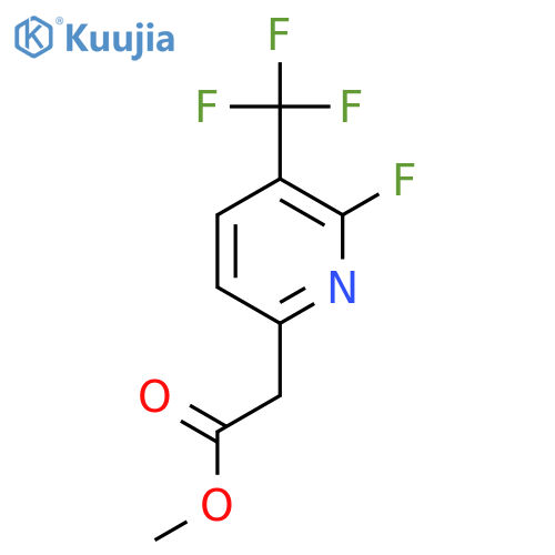 Methyl 2-fluoro-3-(trifluoromethyl)pyridine-6-acetate structure
