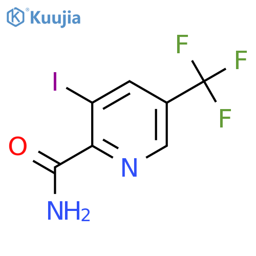 3-Iodo-5-(trifluoromethyl)picolinamide structure