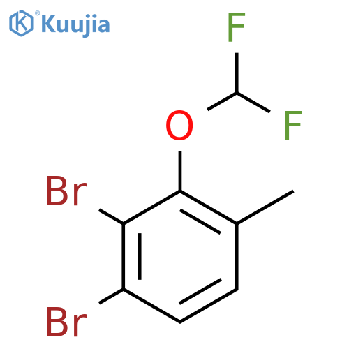 3,4-Dibromo-2-(difluoromethoxy)toluene structure