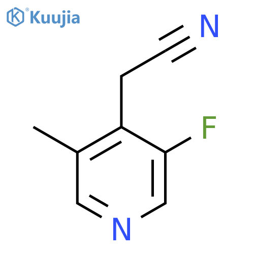 3-Fluoro-5-methylpyridine-4-acetonitrile structure