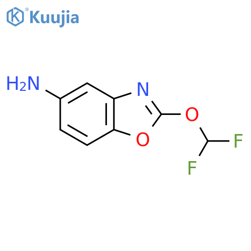 5-Amino-2-(difluoromethoxy)benzo[d]oxazole structure