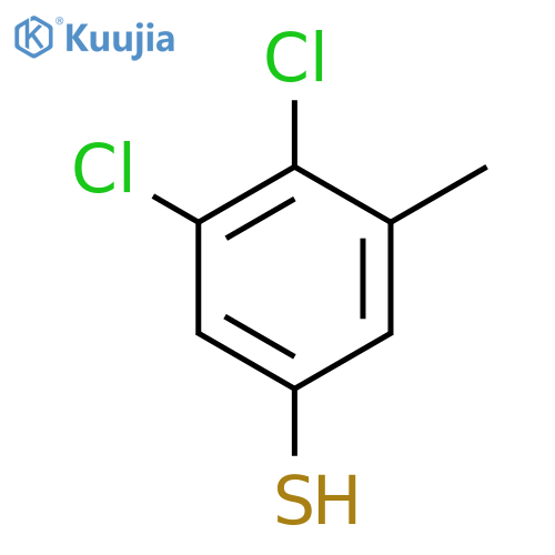 3,4-Dichloro-5-methylthiophenol structure