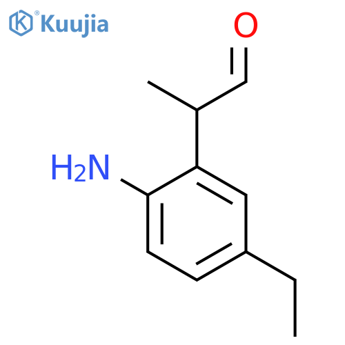 2-Amino-5-ethylphenylpropanal structure