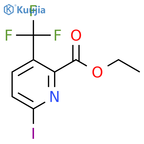 Ethyl 6-iodo-3-(trifluoromethyl)picolinate structure