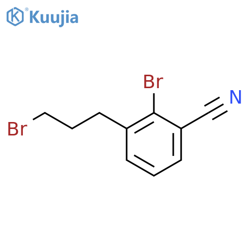 2-Bromo-3-(3-bromopropyl)benzonitrile structure