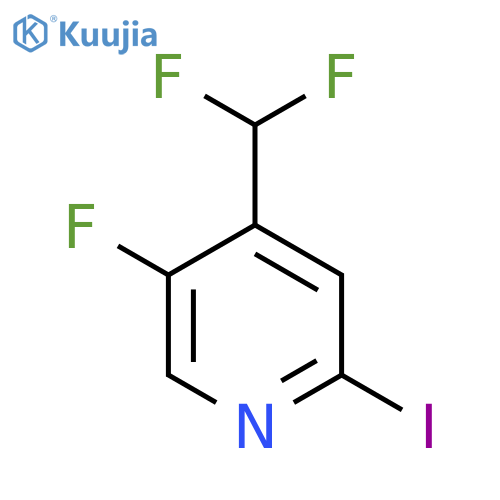 4-Difluoromethyl-5-fluoro-2-iodopyridine structure