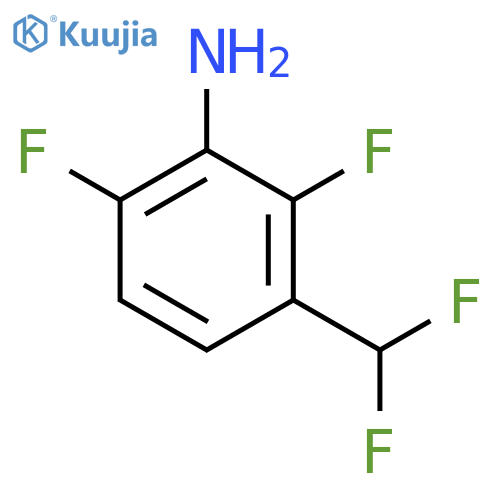 2,6-Difluoro-3-(difluoromethyl)aniline structure