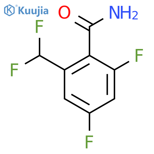 2,4-Difluoro-6-(difluoromethyl)benzamide structure