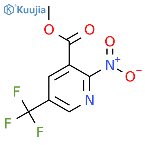 Methyl 2-nitro-5-(trifluoromethyl)nicotinate structure