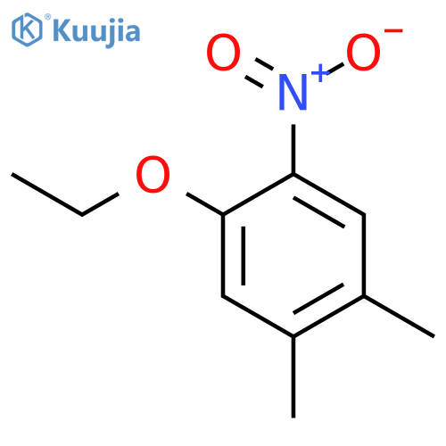 1,2-Dimethyl-4-ethoxy-5-nitrobenzene structure