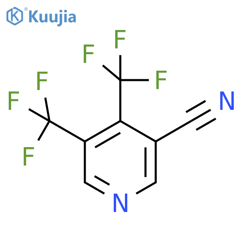 3,4-Bis(trifluoromethyl)-5-cyanopyridine structure
