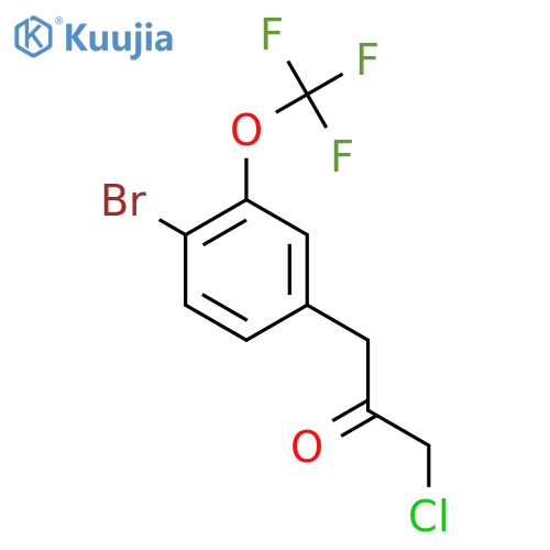 1-(4-Bromo-3-(trifluoromethoxy)phenyl)-3-chloropropan-2-one structure