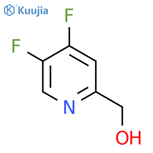 4,5-Difluoropyridine-2-methanol structure