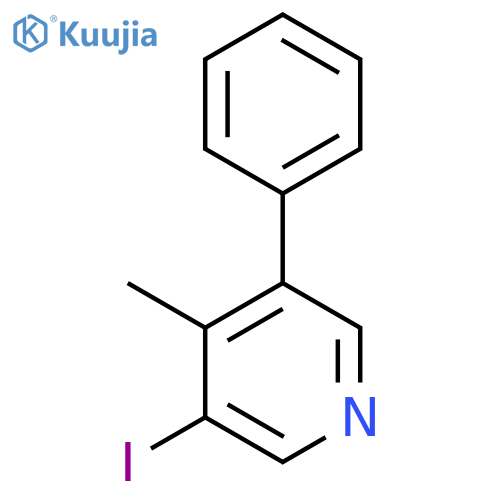 3-Iodo-4-methyl-5-phenylpyridine structure