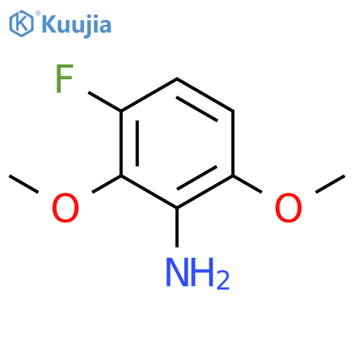 2,6-Dimethoxy-3-fluoroaniline structure