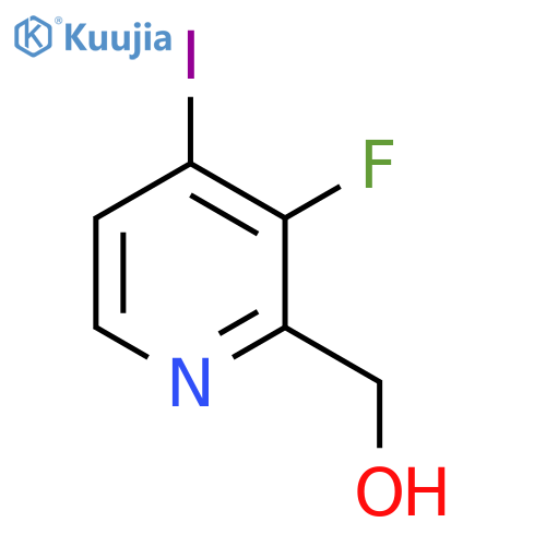 3-Fluoro-4-iodopyridine-2-methanol structure