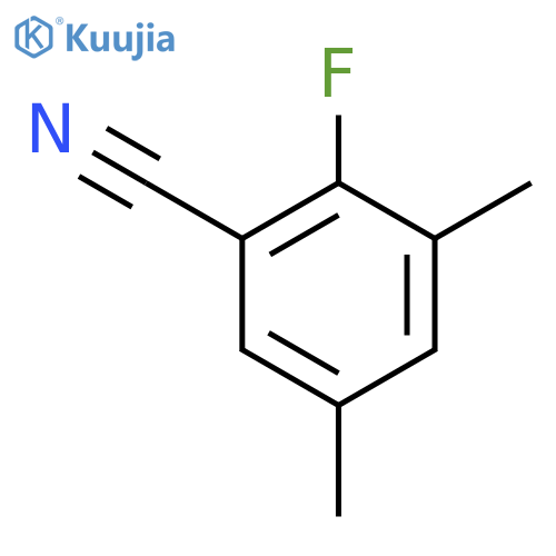 3,5-Dimethyl-2-fluorobenzonitrile structure
