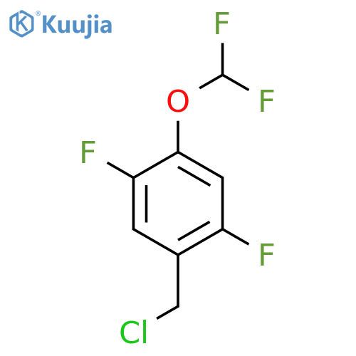 2,5-Difluoro-4-(difluoromethoxy)benzyl chloride structure