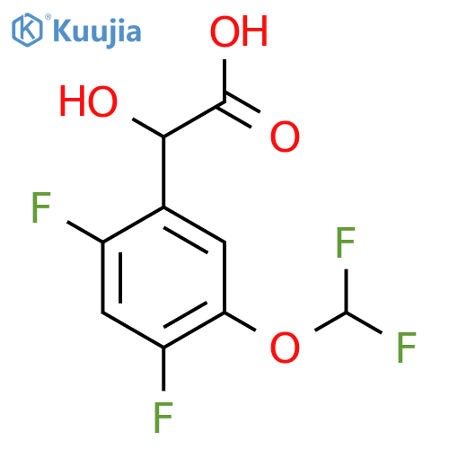 2,4-Difluoro-5-(difluoromethoxy)mandelic acid structure