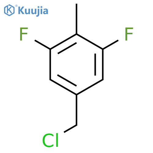 3,5-Difluoro-4-methylbenzyl chloride structure