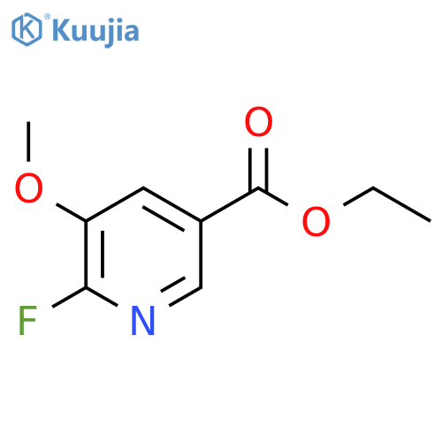 Ethyl 6-fluoro-5-methoxynicotinate structure