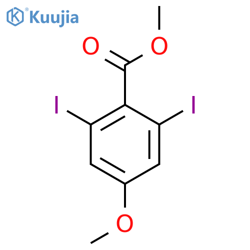 Methyl 2,6-diiodo-4-methoxybenzoate structure