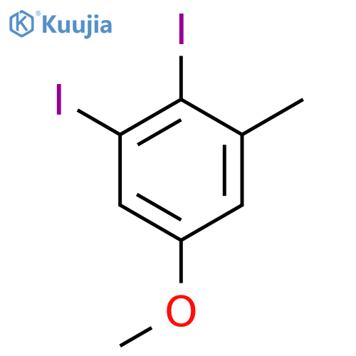 3,4-Diiodo-5-methylanisole structure