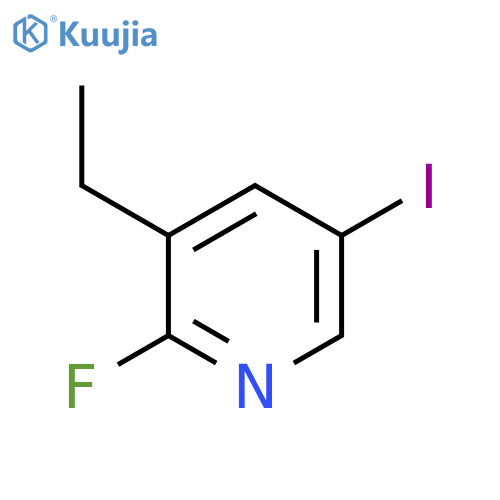 3-Ethyl-2-fluoro-5-iodopyridine structure
