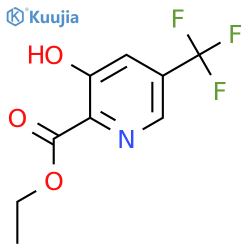 Ethyl 3-hydroxy-5-(trifluoromethyl)picolinate structure