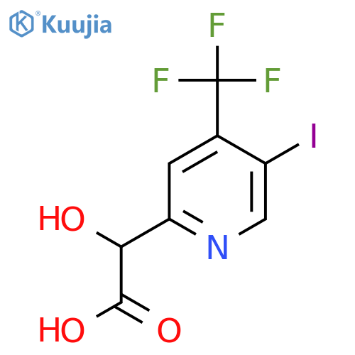 2-(5-Iodo-4-(trifluoromethyl)pyridin-2-yl)-2-hydroxyacetic acid structure