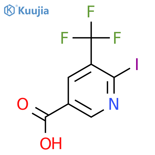 6-Iodo-5-(trifluoromethyl)nicotinic acid structure