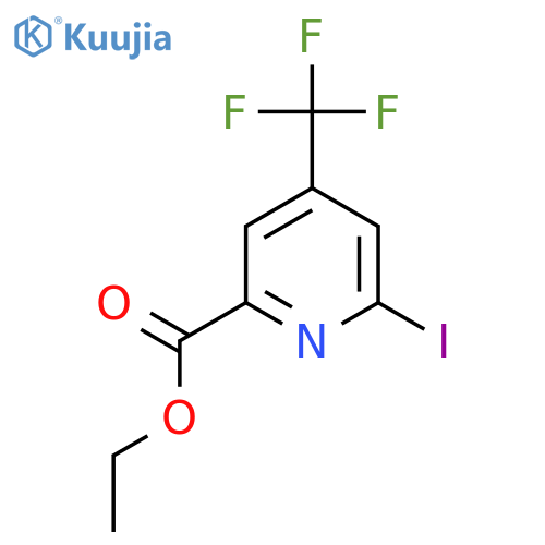 Ethyl 6-iodo-4-(trifluoromethyl)picolinate structure