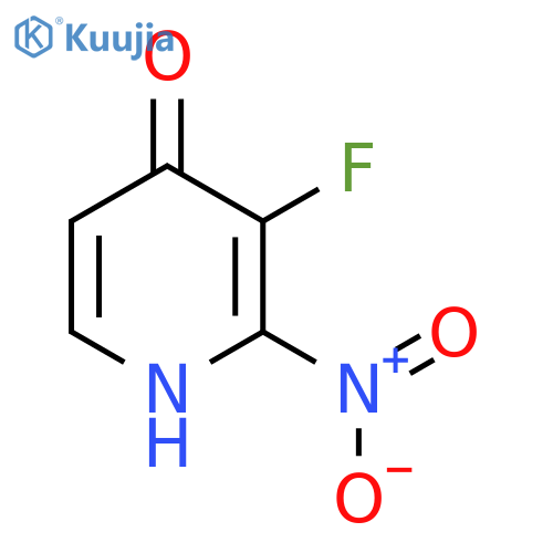 3-Fluoro-4-hydroxy-2-nitropyridine structure