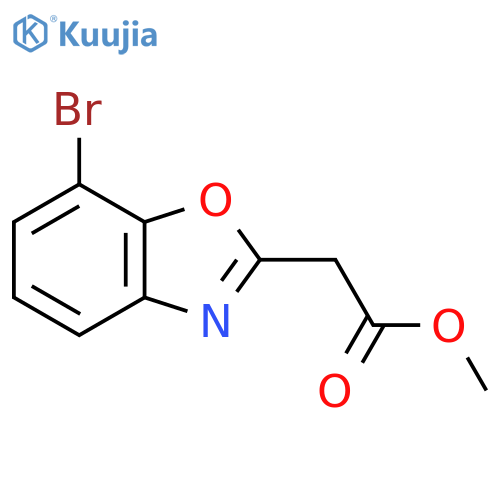 Methyl 7-bromobenzo[d]oxazole-2-acetate structure