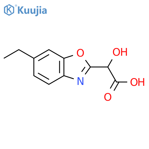 2-(Carboxy(hydroxy)methyl)-6-ethylbenzo[d]oxazole structure