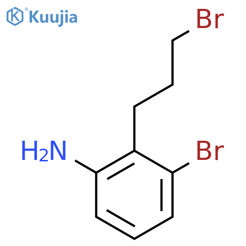 3-Bromo-2-(3-bromopropyl)aniline structure