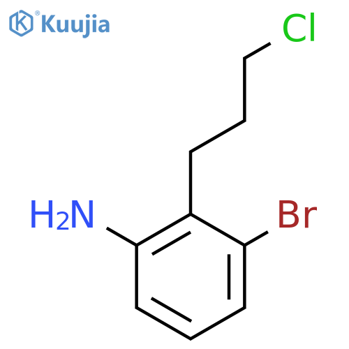 3-Bromo-2-(3-chloropropyl)aniline structure