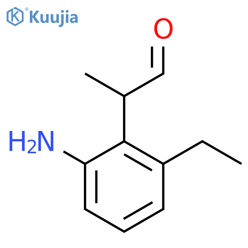 2-Amino-6-ethylphenylpropanal structure