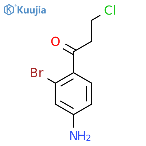 1-(4-Amino-2-bromophenyl)-3-chloropropan-1-one structure