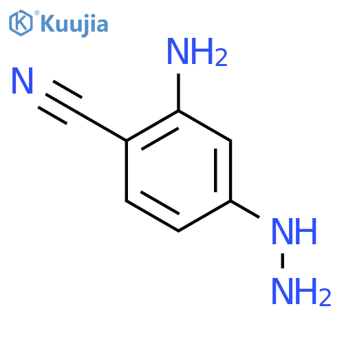 3-Amino-4-cyanophenylhydrazine structure