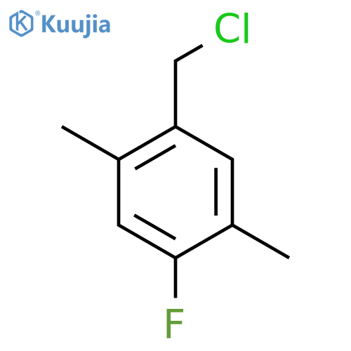 2,5-Dimethyl-4-fluorobenzyl chloride structure