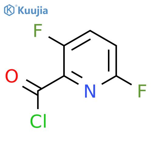 3,6-Difluoropyridine-2-carbonyl chloride structure