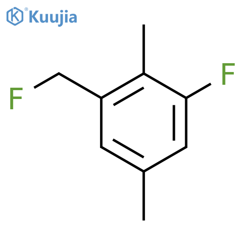 1,4-Dimethyl-2-fluoro-6-(fluoromethyl)benzene structure