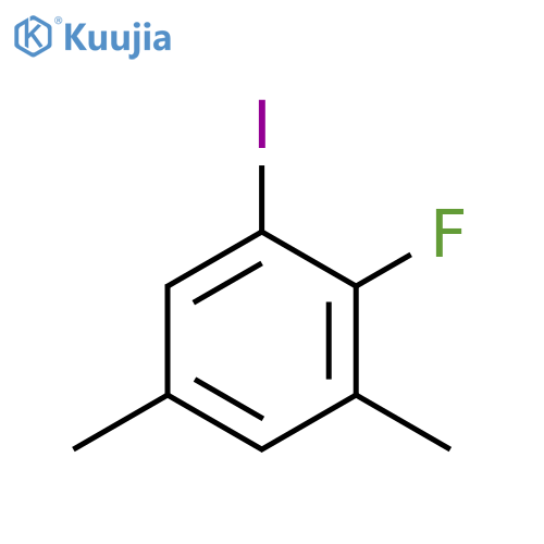 Benzene, 2-fluoro-1-iodo-3,5-dimethyl- structure