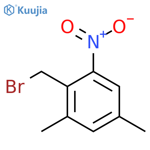 2,4-Dimethyl-6-nitrobenzyl bromide structure
