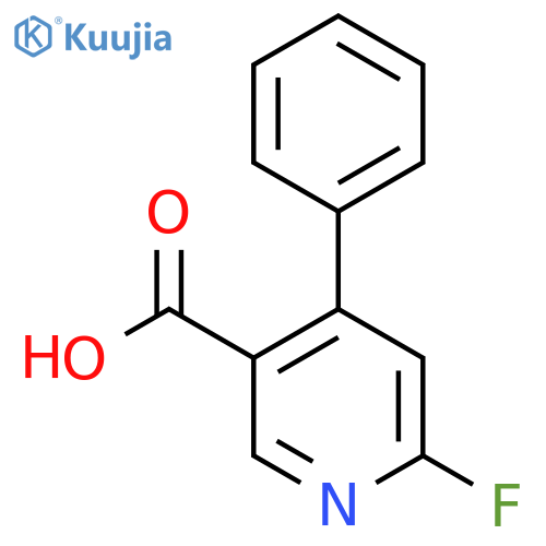6-Fluoro-4-phenylnicotinic acid structure