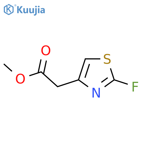 Methyl 2-fluorothiazole-4-acetate structure