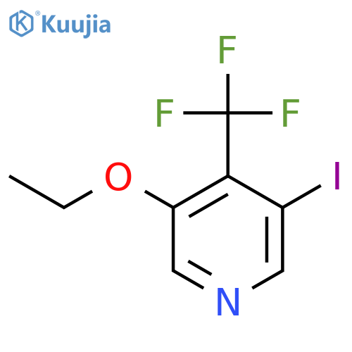 3-Ethoxy-5-iodo-4-(trifluoromethyl)pyridine structure