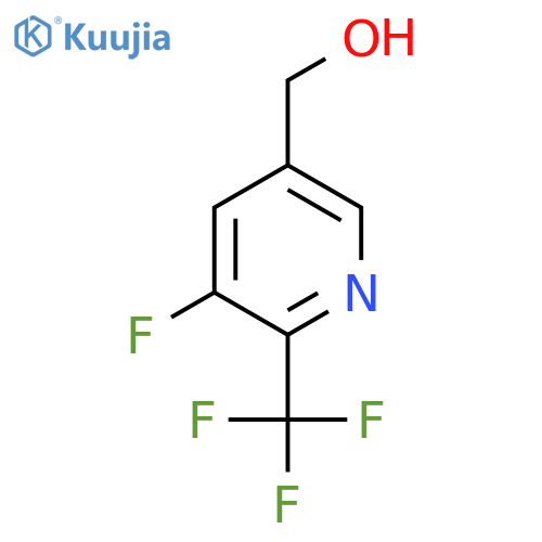 3-Fluoro-2-(trifluoromethyl)pyridine-5-methanol structure