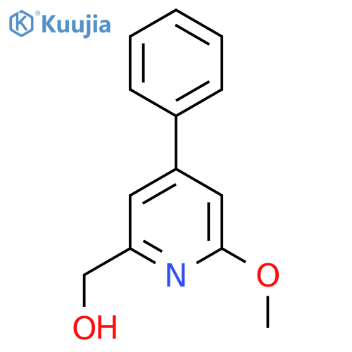 2-Methoxy-4-phenylpyridine-6-methanol structure